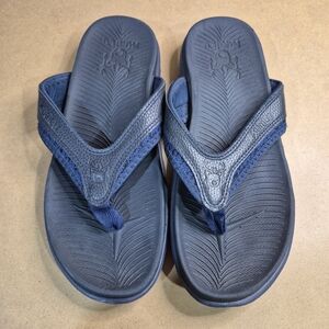 KuailLu Men's Navy Flip-Flops